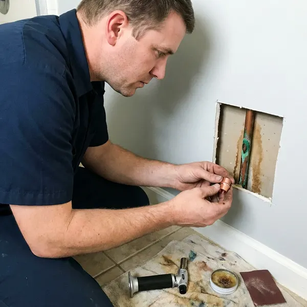 Copper Pipe Leak Repair in Houston, TX