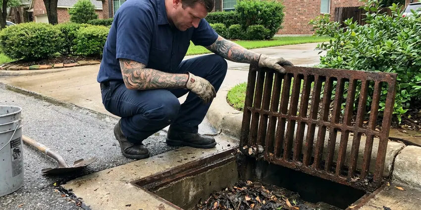 Storm Drain Cleaning in Houston