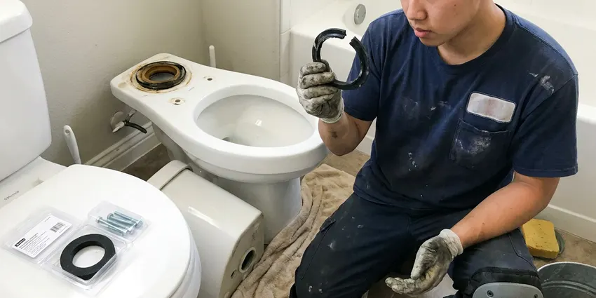 Toilet Bowl Replacement in Houston