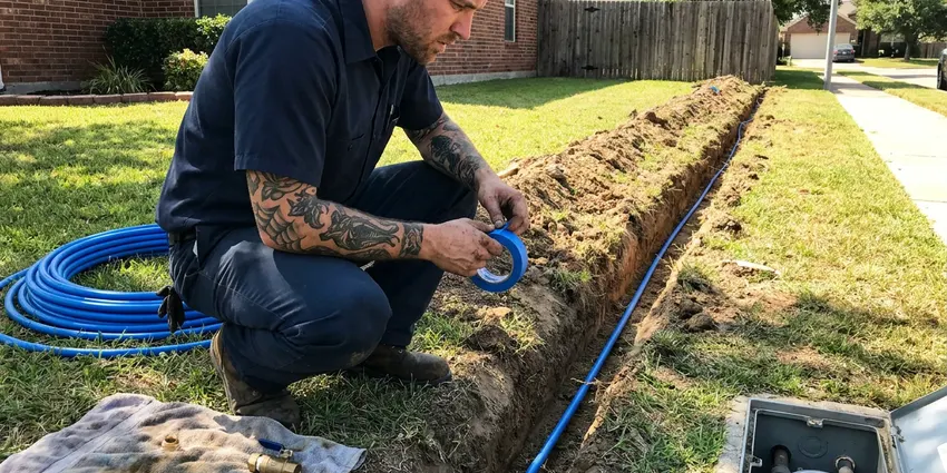 Water Line Installation in Houston